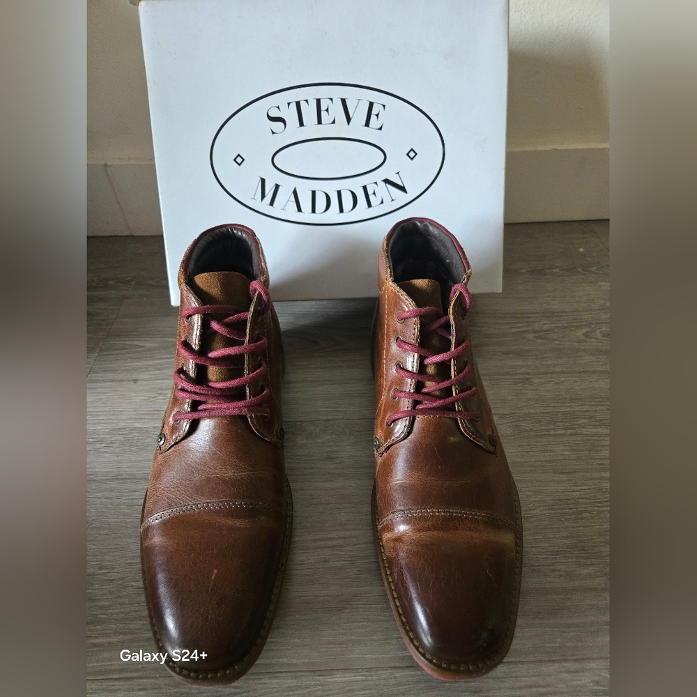 New Steve Madden Brown Chukka Boots Sz 41Eur /8 US